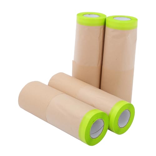 Anneome 4 Stück Malerpapier Geschenkpapier Lackierfolie Autofolie Abdeckpapier Abdeckfolie Zum Lackieren Schutzfolie Klebebandabdeckungen Zum Schutz Von Möbeln Vorgefertigte Anneome 4 Stück Malerpapier Geschenkpapier Lackierfolie Autofolie Abdeckpapier Abdeckfolie Zum Lackieren Schutzfolie Klebebandabdeckungen Zum Schutz Von Möbeln Vorgefertigte von Anneome