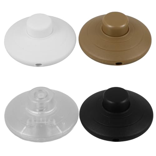 Anneome 4 Stück Fußschalter für Stehlampe Ersatz Lampenschalter Robustes Fußpedal Installieren für Büro und Zuhause Anneome 4 Stück Fußschalter für Stehlampe Ersatz Lampenschalter Robustes Fußpedal Installieren für Büro und Zuhause von Anneome