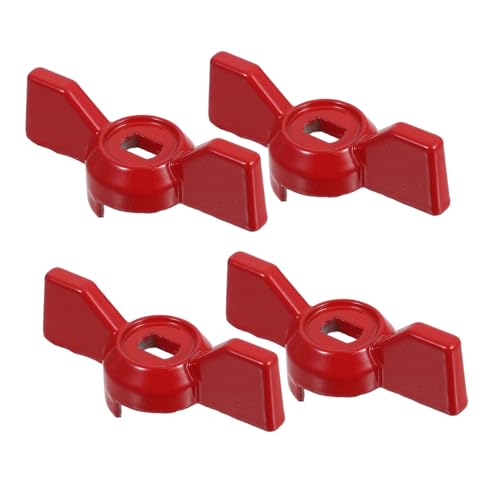 Anneome 4 Stück Teiliges Kugelhahn-schmetterlingsgriff Ventilhebel für Gartenschlauch Außenwasserhahn Wasser Gasventil Ersatzgriff Anneome 4 Stück Teiliges Kugelhahn-schmetterlingsgriff Ventilhebel für Gartenschlauch Außenwasserhahn Wasser Gasventil Ersatzgriff von Anneome