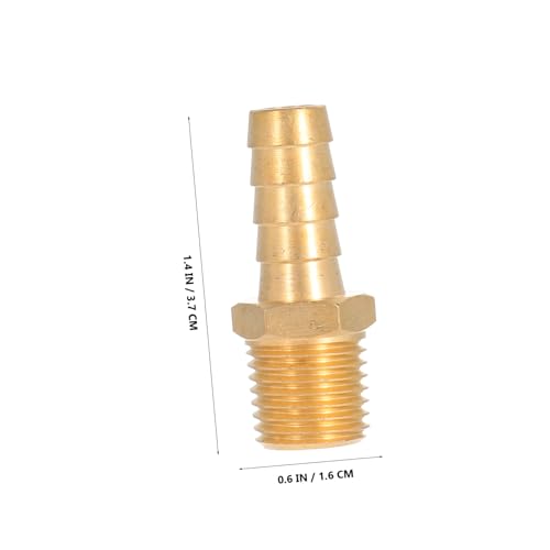 Anneome 4 Stück Teiliges Messing Schlauchanschluss Npt zu Barb Adapter mit Barbed Tower Design für Schnelle Dichte Verbindung in Gartenbewässerung und Industrie Wasser Luftsystemen Anneome 4 Stück Teiliges Messing Schlauchanschluss Npt zu Barb Adapter mit Barbed Tower Design für Schnelle Dichte Verbindung in Gartenbewässerung und Industrie Wasser Luftsystemen von Anneome