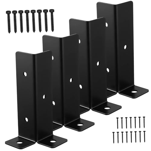 Anneome 4 Stück Teiliges Pergola Pfostenträger aus Robustem Stahl Witterungsbeständige Bodenhalterungen mit Vorgebohrten Löchern Stabiler Pfostenhalter für Gartenzaun Terrasse und Pergola Anneome 4 Stück Teiliges Pergola Pfostenträger aus Robustem Stahl Witterungsbeständige Bodenhalterungen mit Vorgebohrten Löchern Stabiler Pfostenhalter für Gartenzaun Terrasse und Pergola von Anneome