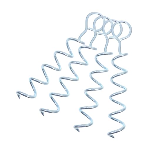 Anneome 4 Stück Teiliges Robuste Zelt heringe aus Eisen Wetterfeste Outdoor bodenanker Wiederverwendbare Zeltnägel für Camping Garten Pavillon und Feste Bodenbefestigung von Anneome