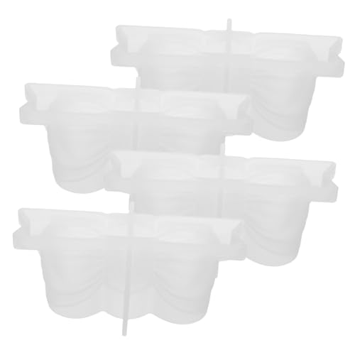 Anneome 4 Stück Teiliges Silikon-form Teelichthalter Langlebige Diy-kerzenständer-formen aus Flexiblem Silikon Realistische Schleifen-designs für Resin Wachs Dekorative Kerzenhalter Anneome 4 Stück Teiliges Silikon-form Teelichthalter Langlebige Diy-kerzenständer-formen aus Flexiblem Silikon Realistische Schleifen-designs für Resin Wachs Dekorative Kerzenhalter von Anneome