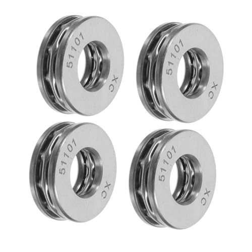 Anneome 4 Stück Teiliges Stahl Schubkugellager Präzisions axialkugellager für Drehteller Verschleißfest Langlebig für Elektromotoren Fahrräder und Industriegeräte Anneome 4 Stück Teiliges Stahl Schubkugellager Präzisions axialkugellager für Drehteller Verschleißfest Langlebig für Elektromotoren Fahrräder und Industriegeräte von Anneome