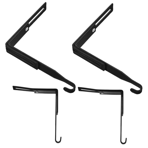 Anneome 4 Stück Teiliges Verstellbares Metall küchenhängeset Elegante Türhaken für Schränke Vielseitiger Aufhänger für Kleider Taschen und Accessoires Platzsparend und Robust Schwarz Anneome 4 Stück Teiliges Verstellbares Metall küchenhängeset Elegante Türhaken für Schränke Vielseitiger Aufhänger für Kleider Taschen und Accessoires Platzsparend und Robust Schwarz von Anneome