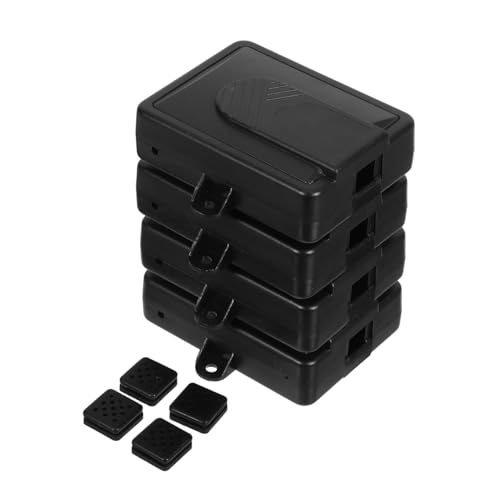 Anneome 4 Stück Teiliges Wetterfeste Wandmontage Anschlusskasten aus Robustem Kunststoff Stoß Vibrationsgeschützte Elektrische Verteilerbox für Outdoor-projekte mit Sicherer Kabelabdeckung von Anneome