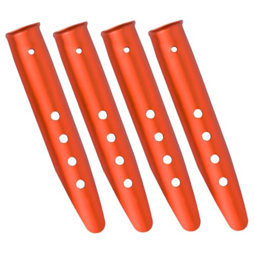 Anneome 4 Stück Teiliges Zeltheringe aus Aluminiumlegierung U förmige Zeltnägel für Outdoor Camping Sandboden Wetterfest mit Seilbefestigung für Stabilen Halt Anneome 4 Stück Teiliges Zeltheringe aus Aluminiumlegierung U förmige Zeltnägel für Outdoor Camping Sandboden Wetterfest mit Seilbefestigung für Stabilen Halt von Anneome