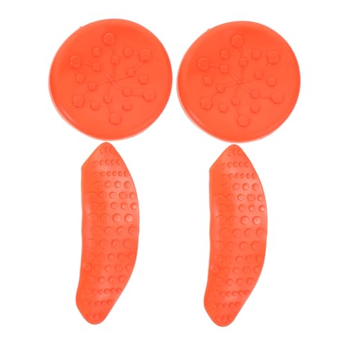 Anneome 4 Stück Waschtisch Badkissen Badekissen für Wanne Shampoo-Schüssel-Hals Haarwaschkissen Kissen waschen Shampoo-Kissen Nackenstützkissen, Shampooschüssel Cimenn weiches Gummi Orange von Anneome