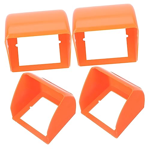 Anneome 4 Stück Wasserdichte Steckdosenabdeckung Modell Schutzgehäuse aus Robustem Kunststoff für Außenbereich und Wandanschlussdose Stoßfest und Langlebig von Anneome