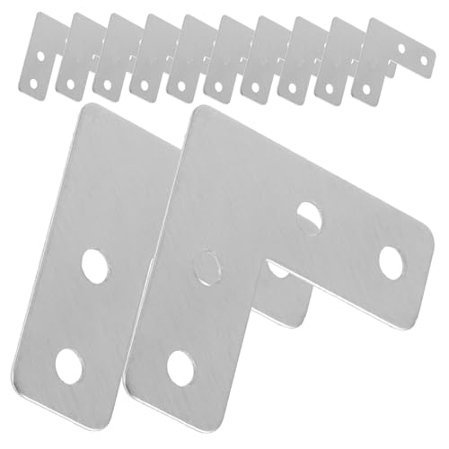 Anneome 40 Stück 40 teiliges rostbeständiges stabiles Möbelwinkel Set für Schrank Fenster Tisch Möbelbefestigung Praktische Eckwinkel mit hoher Tragkraft von Anneome