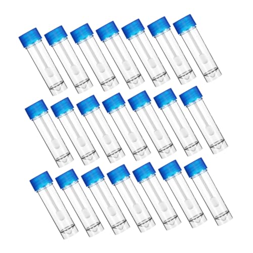 Anneome 40 Stück Bequemer Probensammler Stuhlprobenbecher Plastikprobenbecher Stuhlbehälter Probentestbecher Stuhlprobentöpfe Sammelbehälter medizinische Stuhlprobe Töpfe Transparent von Anneome