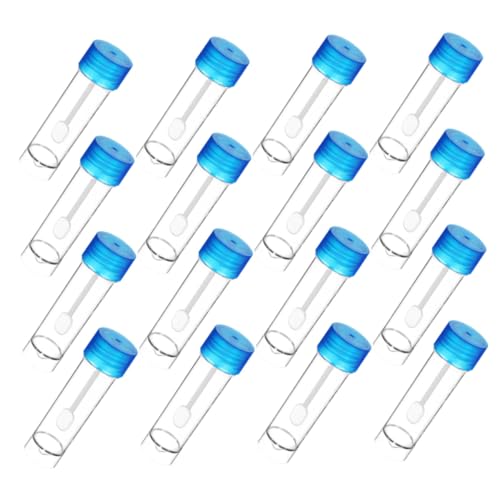 Anneome 40 Stück Bequemer Probensammler Stuhlprobenbehälter medizinische Stuhlprobe Töpfe Stuhlbehälter Probenflaschen stuhlprobe topf Fäkalienbehälter Probenbecher Transparent von Anneome