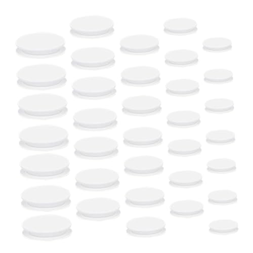 Anneome 40 Stück Teiliges Piggy Bank Verschlussstopfen Weiß Runde Elastische Gummi-ersatzstopfen Präzise und Langlebig als Ersatz für Münzboxen und Spargläser von Anneome