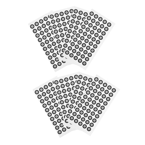 Anneome 400 Stück Scanning Marker Reflektierende Punkte Dünn Reißfest Hohe Reflektivität Präzise Tracking dots Wiederverwendbar für Scanner und Optisches Tracking von Anneome