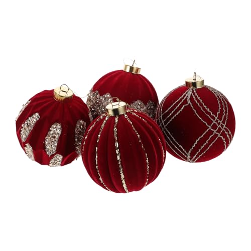 Anneome 4stücke Rote Weihnachtskugel Christbaumkugel-ornamente Runde Plastikkugeln Dekokugeln Bruchsicherer Baumschmuck Für Weihnachten Diy-weihnachtsdekorationen Ornamentkugeln Für Anneome 4stücke Rote Weihnachtskugel Christbaumkugel-ornamente Runde Plastikkugeln Dekokugeln Bruchsicherer Baumschmuck Für Weihnachten Diy-weihnachtsdekorationen Ornamentkugeln Für von Anneome