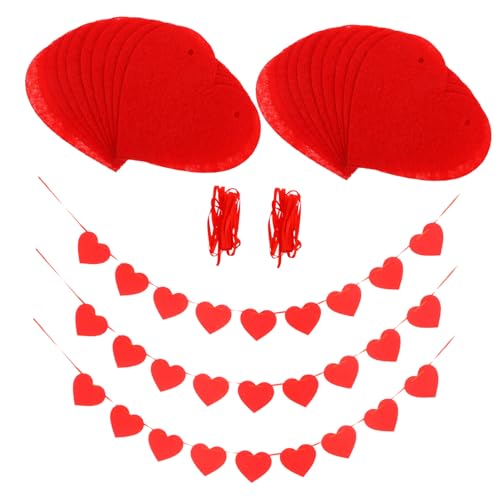 Anneome 5 Sätze Teiliges Valentinstag Herzgirlande Hängend Romantische Herzbanner für Hochzeit Party Wohnraumdekoration Liebe Motiv Für Feierlichkeiten und Festliche Anlässe Anneome 5 Sätze Teiliges Valentinstag Herzgirlande Hängend Romantische Herzbanner für Hochzeit Party Wohnraumdekoration Liebe Motiv Für Feierlichkeiten und Festliche Anlässe von Anneome