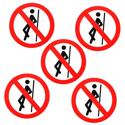 Anneome 5 Stück Sicherheitswarnaufkleber Selbstklebend Nicht Anlehnen Warnschild Sticker für Werkstatt Gefahrenhinweis Langlebig und Leicht Anzubringen Glatten Oberflächen Anneome 5 Stück Sicherheitswarnaufkleber Selbstklebend Nicht Anlehnen Warnschild Sticker für Werkstatt Gefahrenhinweis Langlebig und Leicht Anzubringen Glatten Oberflächen von Anneome