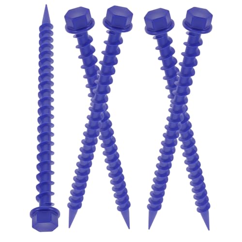 Anneome 5 Stück Teiliges Zeltheringe Kunststoff mit Gewinde Windfeste Zeltnägel für Outdoor Camping Robust Leicht Geeignet für Gras Erde und EIS Stabile Befestigung von Zelt Markise und Anneome 5 Stück Teiliges Zeltheringe Kunststoff mit Gewinde Windfeste Zeltnägel für Outdoor Camping Robust Leicht Geeignet für Gras Erde und EIS Stabile Befestigung von Zelt Markise und von Anneome