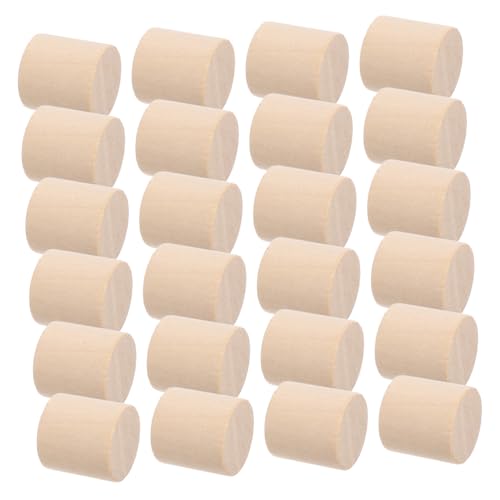 Anneome 50 Stück Holz-bastelblöcke Zylinder Runde Stäbe Aus Massivholz Zum Bauen Schnitzen Unfertige Blöcke Für Projekte Basteln Anneome 50 Stück Holz-bastelblöcke Zylinder Runde Stäbe Aus Massivholz Zum Bauen Schnitzen Unfertige Blöcke Für Projekte Basteln von Anneome
