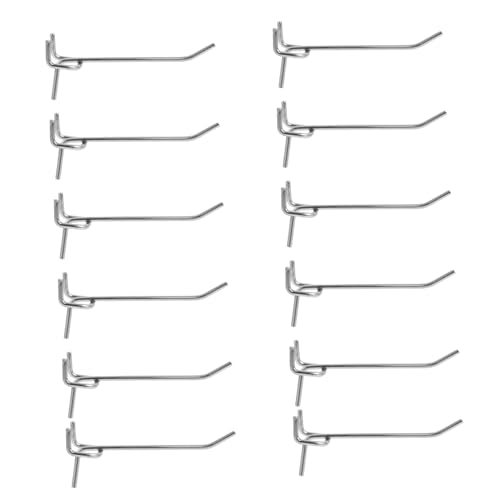 Anneome 50 Stück Teiliges Pegboard haken Robustem Eisen Dreibeinige für Werkzeug Einzelhandelsorganisation Kompatibel mit Meisten Lochwänden für Werkzeuge Bastelbedarf und Ladendisplays von Anneome