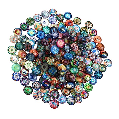 Anneome 50stücke Runde Glas Patches Schmuck Handwerk Edelstein Patches DIY Materialien Für Keychain Und Handgefertigte Dekorationen Mit Glatter Oberfläche Anneome 50stücke Runde Glas Patches Schmuck Handwerk Edelstein Patches DIY Materialien Für Keychain Und Handgefertigte Dekorationen Mit Glatter Oberfläche von Anneome