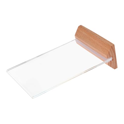 Anneome 6 Stück Schildhalter mit Stabiler Holz basis Vertikaler Desktop Aufsteller Doppelseitiger Display Ständer für Schilder Menükarten Preisschilder Vielseitig für Büro Restaurant von Anneome