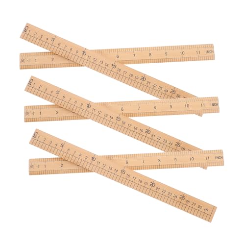 Anneome 6 Stück Teiliges Bambusmaßlineal mit Doppelseitiger Skalenanzeige Langlebig Abgeschrägte Kante für Präzises Nähen und Basteln Leicht Vielseitig für Schule Büro und Handwerk Anneome 6 Stück Teiliges Bambusmaßlineal mit Doppelseitiger Skalenanzeige Langlebig Abgeschrägte Kante für Präzises Nähen und Basteln Leicht Vielseitig für Schule Büro und Handwerk von Anneome