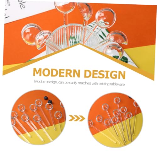 Anneome 6 Stück Teiliges Mini Espressolöffel aus Hochwertigem Transparentem Borosilikatglas Hitzebeständig Wiederverwendbar Vielseitig für Kaffee Dessert Milch und Partys Geeignet von Anneome