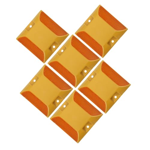 Anneome 6 Stück Teiliges Reflektierende Straßenmarkierungsnägel aus Robustem Kunststoff Erhöhtes Design für Bessere Fahrspurmarkierung Witterungsbeständig und Installieren als Auffahrt Anneome 6 Stück Teiliges Reflektierende Straßenmarkierungsnägel aus Robustem Kunststoff Erhöhtes Design für Bessere Fahrspurmarkierung Witterungsbeständig und Installieren als Auffahrt von Anneome