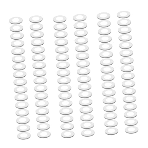 Anneome 600 Stück Metall Flach-unterlegscheiben für Brillen Schrauben Präzise Passform für Randlose Brillen Brillenreparatur Zubehör Ersatz Unterlegscheiben für Brillenfassungen Vielseitig von Anneome