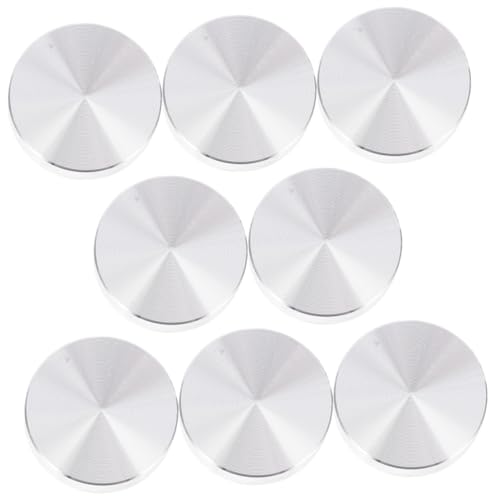 Anneome 8 Stück Teiliges Aluminium Rundscheiben als Tischplatten Adapter für Glasplatten rutschfest Robustes Aluminiumlegierungsmaterial Geeignet für Kaffeetisch Bürotisch und Esstisch von Anneome
