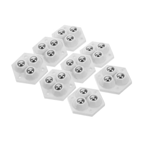 Anneome 8 Stück Teiliges Selbstklebende Schwenkbare Mini Kleine Möbel und Küchengeräte Platzsparend Einfach zu Montieren für Aufbewahrungsboxen und Müllbehälter von Anneome
