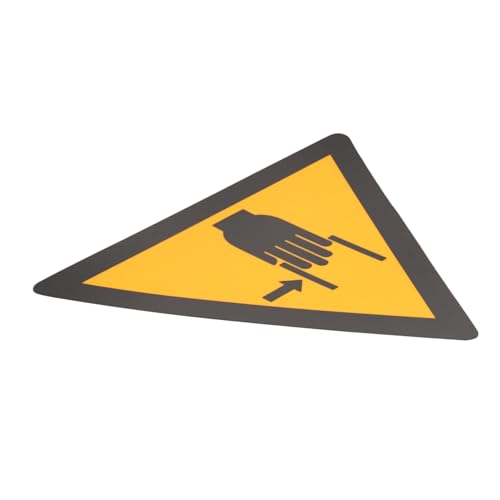 Anneome Achtung Handquetschen Warnaufkleber Sicherheitslabel für und Baustelle Robuste Haftung Langlebig und Einfach Anzubringen Warnschild für Handverletzungen Leicht und Tragbar für von Anneome