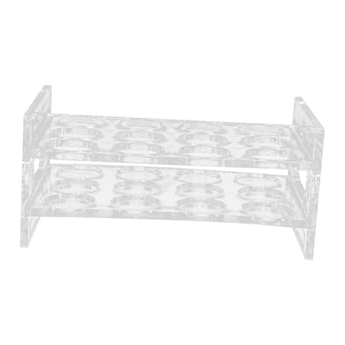 Anneome Acryllik Shot Glass Holder Transparenter Fach Getränkeständer für Bar Spülmaschinenfest Wiederverwendbar für Schnaps und Cocktails für Partys und Feiern von Anneome