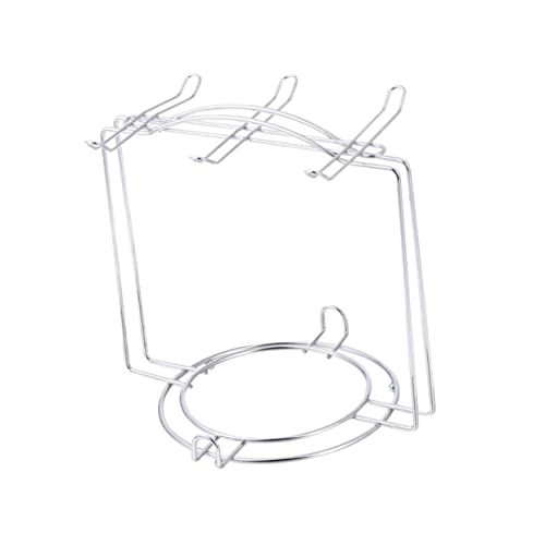 Anneome Becher und Teller Organizer für Robuster Küchenständer zur Platzsparenden Aufbewahrung Multifunktional für Arbeitsplatte und Schrank Modernes Silbernes Design von Anneome