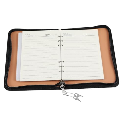 Anneome Budget Binder mit Reißverschluss Leichter Kompakter Ordner für Effiziente Dokumentenaufbewahrung Minimalistisches Design Sicherer Verschluss für Büro und Alltag von Anneome