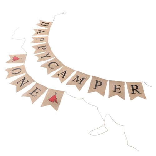 Anneome Burlap Camp Flag Banner mit Buchstaben Langlebige Leinen Wimpelkette für Partydeko Swallowtail Design für Geburtstags und Hochzeitsfeiern Wiederverwendbar und Rustikal Elegant Anneome Burlap Camp Flag Banner mit Buchstaben Langlebige Leinen Wimpelkette für Partydeko Swallowtail Design für Geburtstags und Hochzeitsfeiern Wiederverwendbar und Rustikal Elegant von Anneome