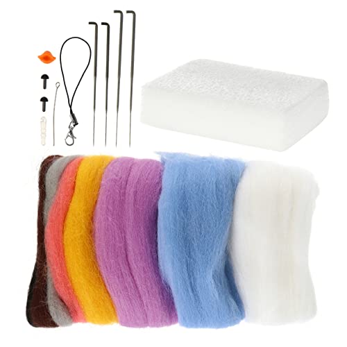 Anneome DIY Wollfilz Pinguin Teilig Bastelset mit Nadeln und Filzwolle für Erwachsene Handarbeitsmaterial für Anfänger und DIY Filztiere für Kindergeburtstag und Feiertage von Anneome