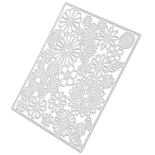 Anneome Diy Blumenrahmen Stanzschablone Kohlenstoffstahl für Scrapbooking und Kartenherstellung Vielseitige Schneideform für Hochzeitskarten und Fotoalben von Anneome