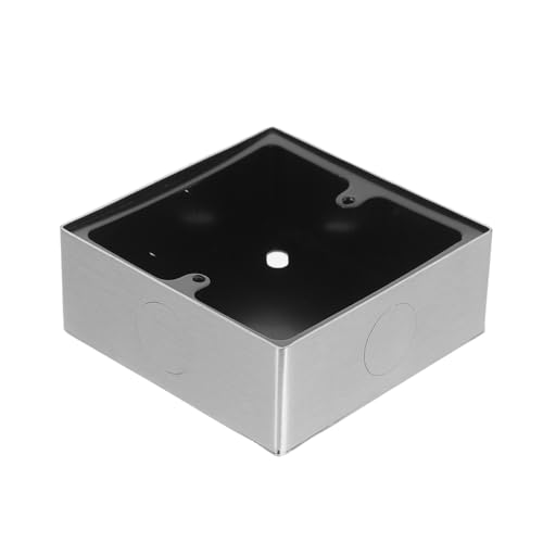 Anneome Edelstahl Aufputz Anschlussdose Schalter Steckdose Mehrfach Anschluss Schutz Staubdicht Modern für Haushalt Gewerbe von Anneome