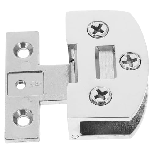 Anneome Einstellbare Hinge für Schranktüren Rostfreies Material Einfache Installation ohne Bohren Leise und Sanfte Bedienung für Vitrinen und Weinschränke von Anneome