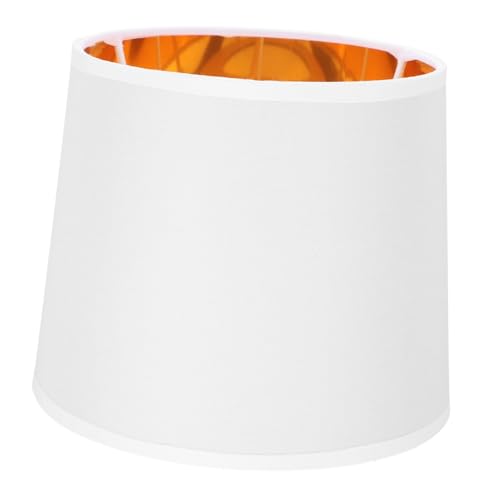 Anneome Ersatz Lampenschirm aus Leinen Runder Lampenschirm für Tischlampe Natürliche Abdeckung mit Leichter Struktur Einfache Montage Vielseitig für Wohnzimmer Schlafzimmer und von Anneome