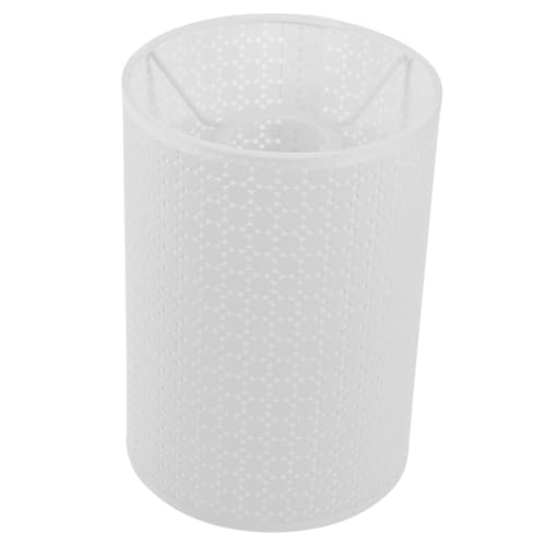 Anneome Ersatz lampenschirm aus Kunstleder für Tischlampen und Schreibtischlampen Cremeweiß Vielseitig Einsetzbar als Innenraum lichtabdeckung für Wohn Hotelbeleuchtung von Anneome