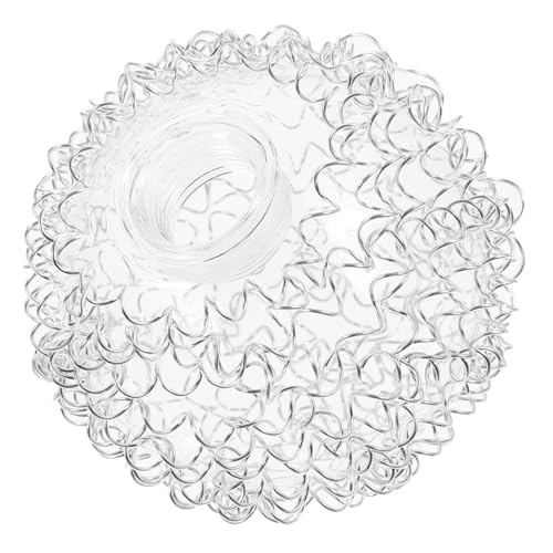 Anneome Ersatzglas Kugel Lampenschirm aus Klarem Glas mit Aluminium Drahtdesign Dekorative Pendelleuchte Lampenschirm Fassung für Wohnzimmer Schlafzimmer Bar Anneome Ersatzglas Kugel Lampenschirm aus Klarem Glas mit Aluminium Drahtdesign Dekorative Pendelleuchte Lampenschirm Fassung für Wohnzimmer Schlafzimmer Bar von Anneome