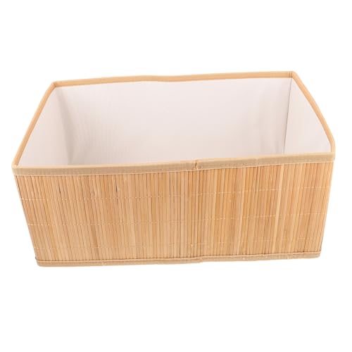Anneome Faltbarer Aufbewahrungskorb aus Holz Großer Wäschekorb mit Doppelseitigen Griffen Stabiler Kleiderschrank Organizer für Kleidung Vielseitiger Korb für Bad Schrank und Haushalt von Anneome