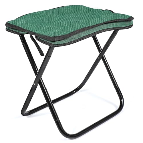 Anneome Faltbarer Campinghocker Aluminiumlegierung Leichter und Kompakter Klappstuhl für Outdoor Aktivitäten Angeln Gartenarbeit und Sportveranstaltungen Ergonomisch Platzsparend und von Anneome