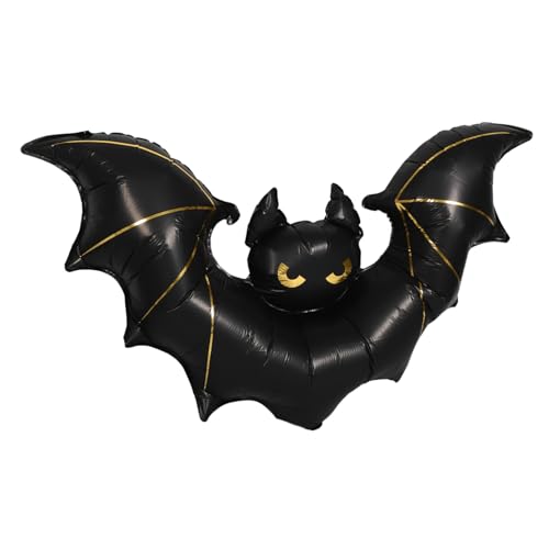 Anneome Giant Halloween Bat Folienballon Spuk Dekoration für Halloween Party Outdoor Porch Bat Decor Schnelle Aufblasbare Gruselige Wanddeko für Haunted House und Party Anneome Giant Halloween Bat Folienballon Spuk Dekoration für Halloween Party Outdoor Porch Bat Decor Schnelle Aufblasbare Gruselige Wanddeko für Haunted House und Party von Anneome