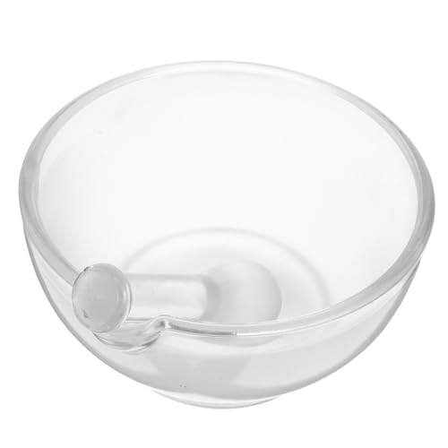 Anneome Glas Schale mit Stößel Langlebige Laborschale aus Glas mit Rutschfester Basis Kompakt und Stabil für Küche und Labor Einfache Reinigung zum Mischen und Zerkleinern Anneome Glas Schale mit Stößel Langlebige Laborschale aus Glas mit Rutschfester Basis Kompakt und Stabil für Küche und Labor Einfache Reinigung zum Mischen und Zerkleinern von Anneome
