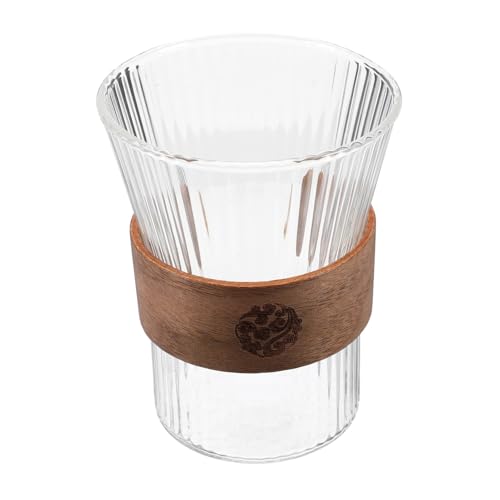 Anneome Glas Zahnputzbecher Mundspülbecher Transparent Leicht zu Reinigen Eleganter Badezimmerbecher Vielseitig Verwendbar Stilvolles Design für Zuhause von Anneome