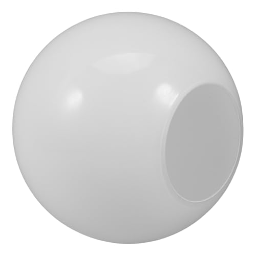 Anneome Glaskugel Lampenschirm Rund Flacher Rand Einsetzbar für Tischlampe Straßenlaterne Pendelleuchte Langlebiger Glas Lampenschirm Zubehör Elegant von Anneome
